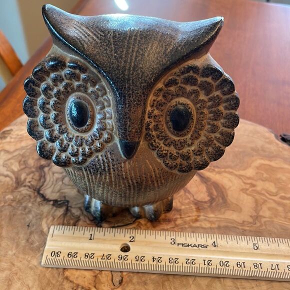 Mid Century OMC Japan Owl Bank - Picture 4 of 5